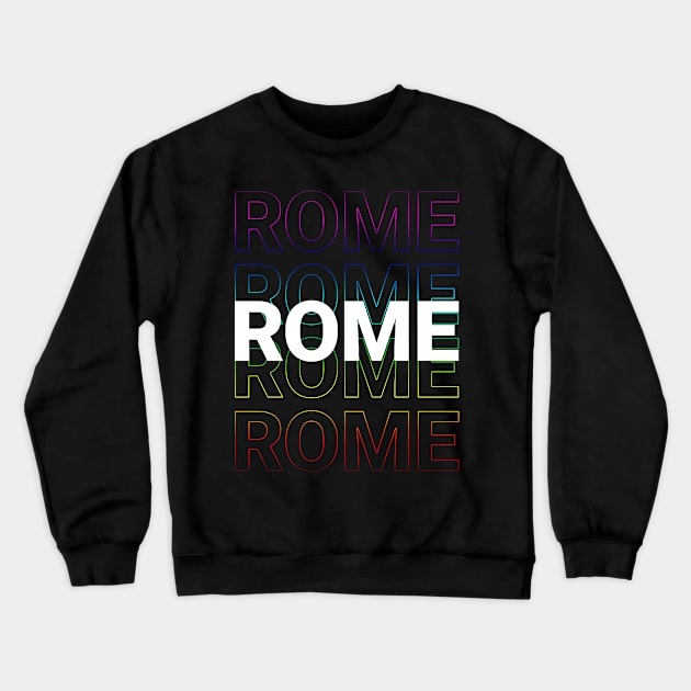 Rome - Kinetic Style Crewneck Sweatshirt by car lovers in usa